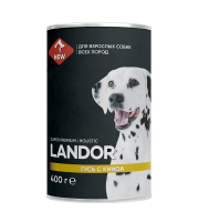 Landor Dog Goose Adult влажный корм паштет с гусем и киноа для взрослых собак всех пород
