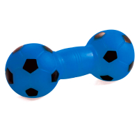 Triol (Триол) "Гантель футбольная" игрушка для собак из винила, 130 мм