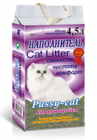 Наполнитель комкующийся Pussy-Cat (Пусси-Кэт) Cat Litter для кошачьего туалета