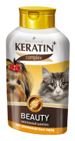 Keratin (Кератин) Beauty шампунь для длинношерстных кошек и собак, 400мл
