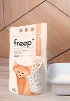 Freep (Фрип) Тофу «Детская присыпка» комкующийся наполнитель для кошачьего туалета
