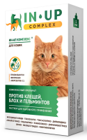 Ин-Ап Комплекс капли на холку от блох, клещей и гельминтов для кошек и котят всех пород