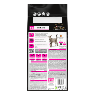 Pro Plan Veterinary Diets UR St/Ox сухой корм с курицей для кошек при болезни нижних отделов мочевыводящих путей