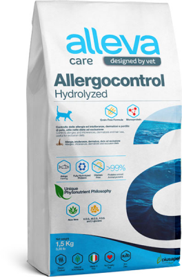 Alleva Care Cat Allergocontrol Adult лечебный сухой корм для взрослых кошек, 1,5 кг