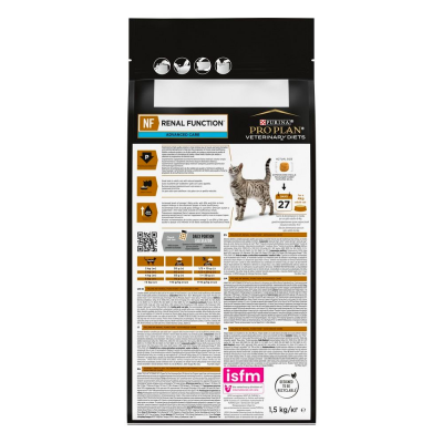 Pro Plan Cat Veterinary Diets NF Renal Function Advanced care (Поздняя стадия) диетический сухой корм для кошек для поддержания функции почек при хронической почечной недостаточности