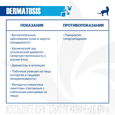 Monge VetSolution Cat Dermatosis Adult лечебный сухой корм для кошек при заболеваниях кожи