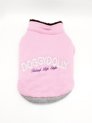 Куртка Doggy Dolly розовая (S) для собак мелких пород