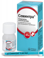 Семинтра 4 мг/мл раствор для перорального применения для кошек