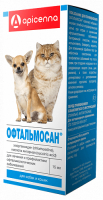 Офтальмосан глазные капли для собак, кошек, 15 мл