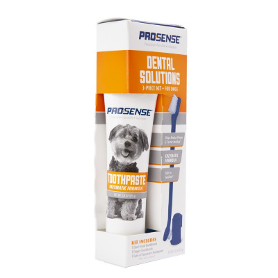 8in1 Pro-Sense (8в1 Про-Сенс) Dental Starter Kit набор для ухода за зубами у собак, 3 предмета